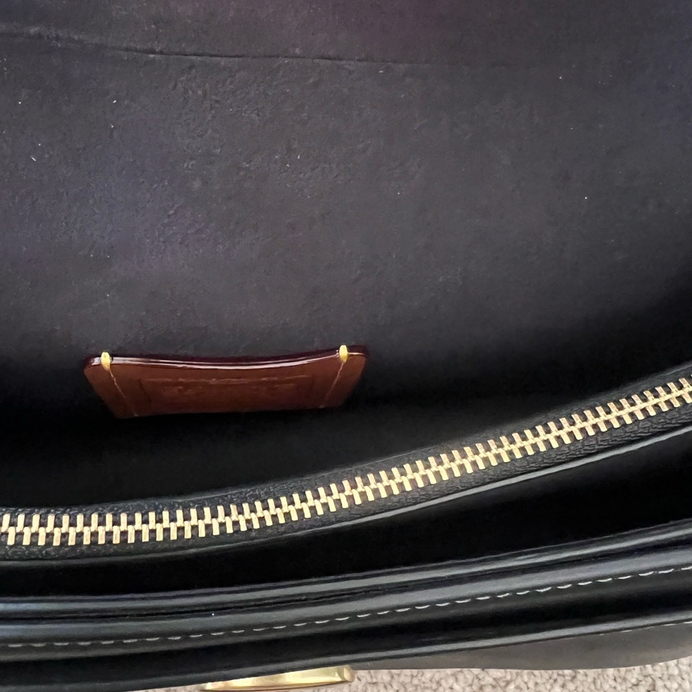 Coach Twisted Tabby 26 Shoulder Bag Black with Gold hardware - Picture 8 of 14